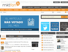 Tablet Screenshot of mktfan.com